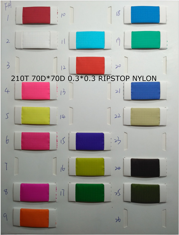 210T 0.3*0.3 Ripstop Nylon Taffeta